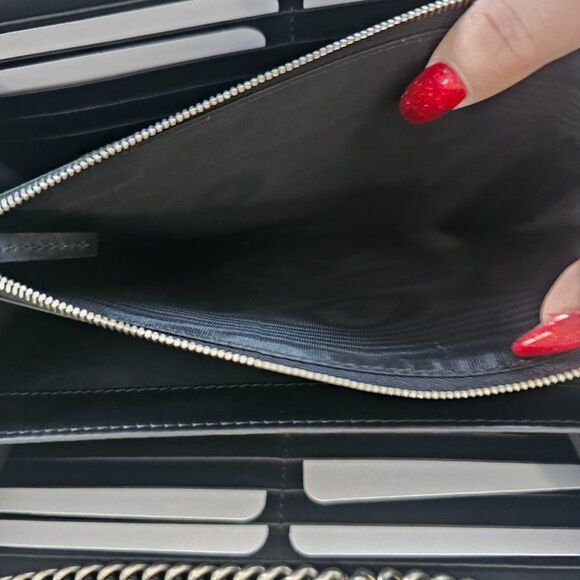 Gucci Brand new Authentic Women's Black GG Velvet Mini Dionysus Chain purss - Picture 15 of 16